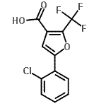 CAS#: 243977-26-6， 5-(2-Chlorophenyl)-2-(Trifluoromethyl)-3-Furoic Acid