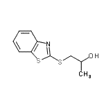 CAS 登录号：244221-77-0， 1-(1,3-苯并噻唑-2-基硫基)丙-2-醇