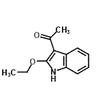 CAS 登录号：244757-39-9， 1-(2-乙氧基-1H-吲哚-3-基)乙酮