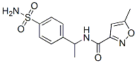 CAS 登录号：24488-95-7， N-[1-[4-(氨基磺酰基)苯基]乙基]-5-甲基异恶唑-3-甲酰胺