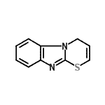 CAS 登录号：245-57-8， 4H-[1,3]噻嗪并[3,2-a]苯并咪唑