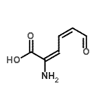 CAS 登录号：245128-91-0， (2E,4Z)-2-氨基-6-氧代-2,4-己二烯酸