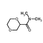 CAS 登录号：24532-40-9， N,N-二甲基-1,4-二恶烷-2-甲酰胺
