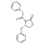 CAS 登录号：245323-38-0， (4S)-4-苄基-3-(苯基乙酰基)-1,3-恶唑烷-2-酮