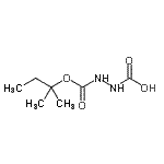 CAS 登录号：24537-38-0， 2-{[(2-甲基-2-丁烷基)氧基]羰基}肼羧酸
