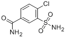 CAS 登录号：2455-92-7， 4-氯-3-氨基磺酰基-苯甲酰胺