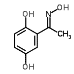 CAS 登录号：24558-42-7， 2-[(1E)-N-羟基亚氨代乙酰]-1,4-苯二酚