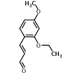CAS#: 245650-60-6， (2E)-3-(2-Ethoxy-4-Methoxyphenyl)Acrylaldehyde