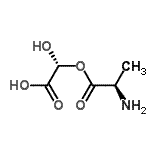 CAS 登录号：246043-49-2， (2R)-(D-丙氨酰氧基)(羟基)乙酸