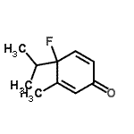 CAS 登录号：246228-99-9， 4-氟-4-异丙基-3-甲基-2,5-环己二烯-1-酮