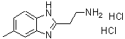CAS 登录号:24625-24-9, 2-(5-甲基-1H-苯并咪唑-2-基)乙胺二盐酸盐