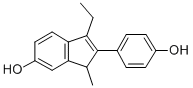 CAS#: 24643-97-8， 3-Ethyl-2-(4-hydroxyphenyl)-1-methyl-1H-Inden-6-ol