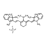 CAS 登录号：246517-75-9， 2-[(E)-2-{(3E)-2-(二甲基氨基)-3-[(2E)-2-(1,3,3-三甲基-1,3-二氢-2H-吲哚-2-亚基)亚乙基]-1-环己烯-1-基}乙烯基]-1,3,3-三甲基-3H-吲哚鎓四氟硼酸盐