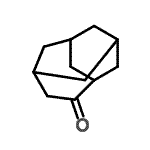 structure of CAS# 24669-56-5, Tricyclo[4.3.1.1<Sup>3,8</Sup>]Undecan-4-One;MFCD11100000;tricyclo[4.3.1.1<sup>3,8</sup>]undecan-4-one