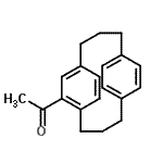 CAS#: 24777-35-3， 1-[Tricyclo[10.2.2.2<Sup>5,8</Sup>]Octadeca-1(14),5,7,12,15,17-Hexaen-6-Yl]Ethanone