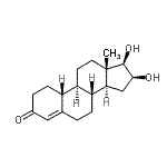 CAS 登录号：24815-96-1， (16beta,17beta)-16,17-二羟雌-4-烯-3-酮