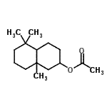 CAS 登录号：24845-11-2， 5,5,8A-三甲基癸氢-2-萘基乙酸酯