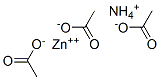 CAS 登录号：24846-92-2， 乙酸铵锌盐