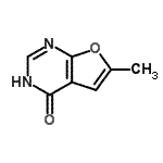 CAS 登录号：24889-20-1， 6-甲基呋喃并[2,3-d]嘧啶-4(3H)-酮