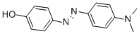结构式 CAS# 2496-15-3, 4-[2-[4-(二甲基氨基)苯基]偶氮]-苯酚