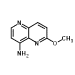 CAS 登录号：249889-69-8， 6-甲氧基-1,5-萘啶-4-胺