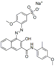 CAS#: 25047-71-6， Sodium 3-[[2-Hydroxy-3-[(4-Methoxy-o-Tolyl)Carbamoyl]-1-Naphthyl]Azo]-4-Methoxybenzenesulphonate