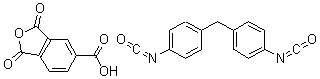CAS#: 25053-57-0， 1,3-Dihydro-1,3-Dioxo-5-Isobenzofurancarboxylic Acid Polymer With 1,1-Methylenebis4-Isocyanatobenzene
