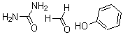 CAS 登录号：25104-55-6， 脲与甲醛和苯酚的聚合物