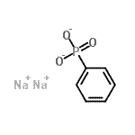 结构式 CAS# 25148-85-0, 二钠苯基膦酸酯