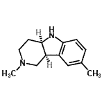 CAS 登录号：251646-41-0， (4aR,9bS)-2,8-二甲基-2,3,4,4A,5,9B-六氢-1H-吡啶并[4,3-b]吲哚