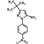 CAS#: 251658-55-6， 3-(2-Methyl-2-Propanyl)-1-(4-Nitrophenyl)-1H-Pyrazol-5-Amine