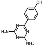 CAS 登录号：25171-57-7， 4-(4,6-二氨基-1,3,5-三嗪-2-基)苯酚