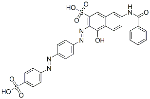 CAS#: 25188-42-5， 7-Benzamido-4-Hydroxy-3-[[4-[(4-Sulphophenyl)Azo]Phenyl]Azo]Naphthalene-2-Sulphonic Acid