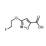 CAS#: 251912-74-0， 3-(2-Fluoroethoxy)-1,2-Oxazole-5-Carboxylic Acid