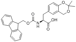 CAS 登录号：252049-13-1， (alphaS)-alpha-[[(9H-芴-9-基甲氧基)羰基]氨基]-2,2-二甲基-4H-1,3-苯并二氧杂环己-6-丙酸