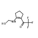 CAS 登录号：252055-20-2， 2,2,2-三氟-1-{2-[(羟基甲基)氨基]-1-环戊烯-1-基}乙酮