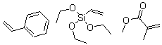 CAS 登录号：25214-28-2， 苯乙烯与乙烯基三乙氧基硅烷和甲基丙烯酸甲酯聚合物
