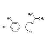 CAS#: 252212-81-0， 4-[1-(Isopropylamino)-2-Propanyl]-1,2-Benzenediol