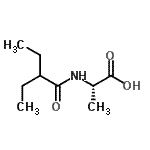 CAS#: 252678-54-9， N-(2-Ethylbutanoyl)-L-Alanine