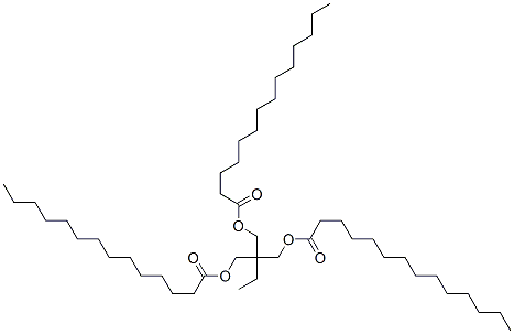 CAS 登录号：25268-74-0， 2-乙基-2-[(肉豆蔻酰基氧基)甲基]丙烷-1,3-二基二肉豆蔻酸酯