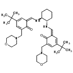 CAS 登录号：252735-72-1， (6Z,6'Z)-6,6'-{(1S,2S)-1,2-环己烷二基二[亚氨基(Z)甲基亚基]}二[4-(2-甲基-2-丙基)-2-(4-吗啉基甲基)-2,4-环己二烯-1-酮]