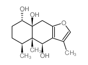 CAS 登录号：25274-06-0， (4S)-4,4a,5,6,7,8,8a,9-八氢-3,4abeta,5beta-三甲基萘并[2,3-b]呋喃-4beta,8alpha,8abeta-三醇