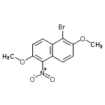 CAS 登录号：25314-99-2， 1-溴-2,6-二甲氧基-5-硝基萘