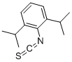 结构式 CAS# 25343-70-8, 2-异硫氰酸基-1,3-二(1-甲基乙基)-苯