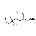 CAS 登录号：25363-25-1， 1-[2-(二乙基氨基)乙基]环戊醇