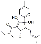 CAS 登录号:25422-83-7, 3,4-二羟基-5-(3-甲基丁-2-烯基)-2-(2-甲基-1-氧代丁基)-4-(4-甲基-1-氧代戊-3-烯基)环戊-2-烯-1-酮