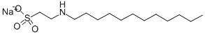 CAS 登录号：25426-60-2， N-十二烷基牛磺酸钠盐