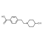 CAS 登录号：25437-94-9， 4-[2-(4-羟基-1-哌啶基)乙基]苯甲酸