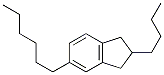 CAS 登录号：25446-32-6， 2-丁基-5-己基茚满