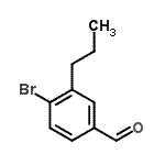 CAS 登录号：254745-39-6， 4-溴-3-丙基苯甲醛